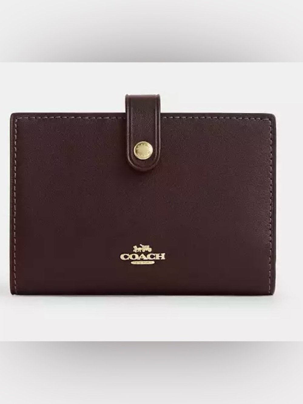 Coach Espresso and Gold 2 in 1 Wallet